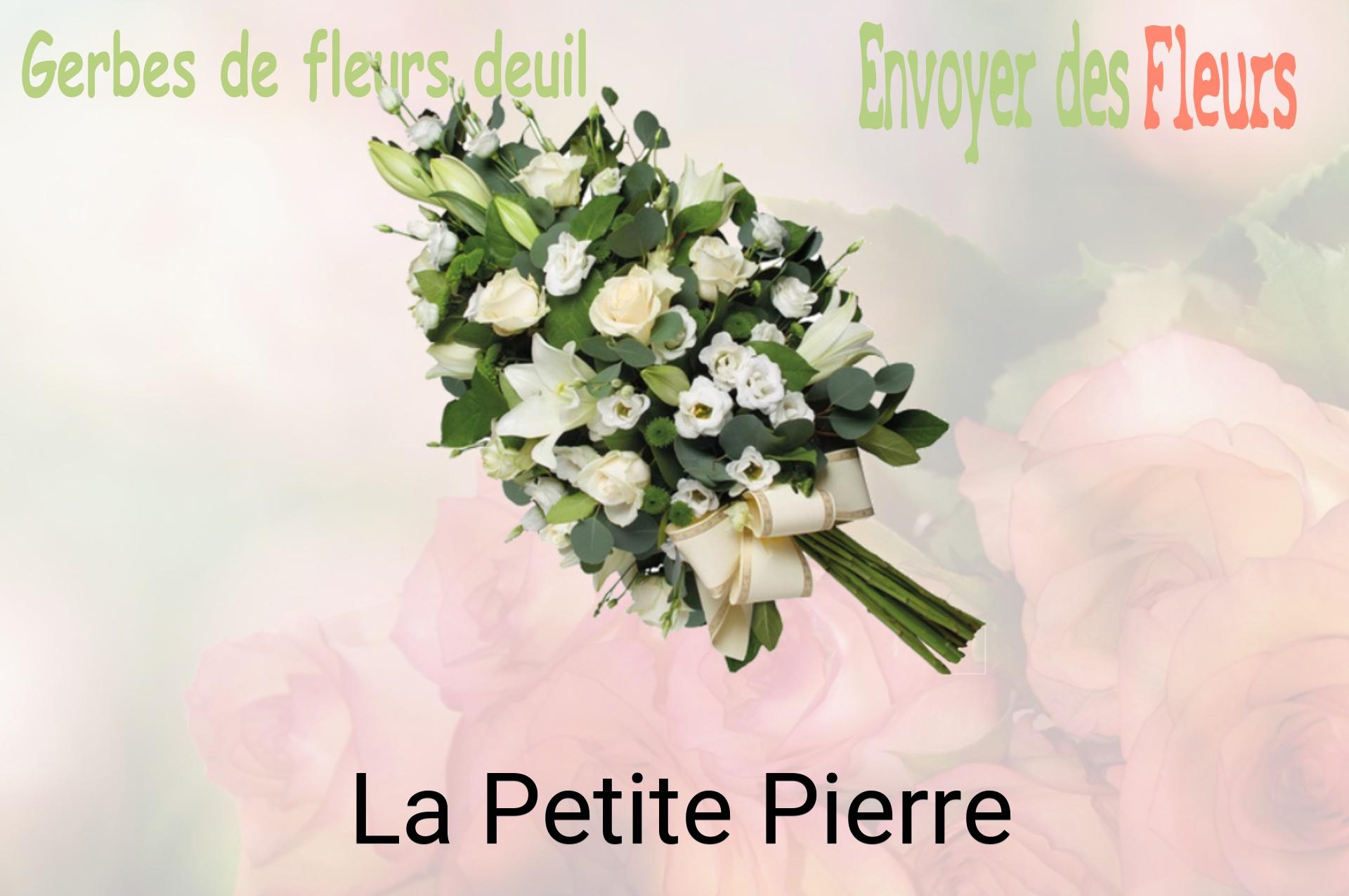 Gerbe de fleurs de deuil livrée à La Petite-Pierre
